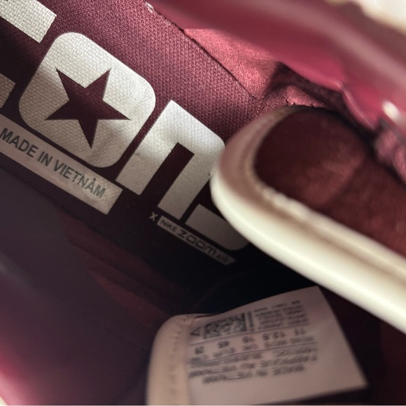 Converse Fastbreak Pro Burgundy Suede Sneakers Men’s Size 11 Mid Top Lace Up - Picture 16 of 16